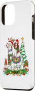 iPhone 14 Plus Santa English Springer Spaniel Riding Reindeer Llama Xmas Case...