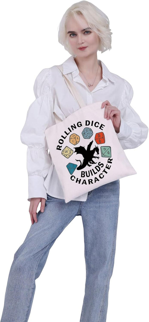 Dungeon Master Dice Bag DND Lover Gifts Rolling Dice Builds Character DND Player Supplies Bag Role Playing Game Gifts...