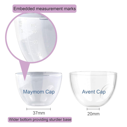 Maymom Dome Caps Compatible with Avent Natural PP Bottles or Natural Glass Bottles; Not for Classic Dome; Not Original Avent Replacement Parts...