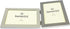 Brushed Aluminium Satin Silver Colour Twin 2 Picture Double Folding Photo Frame Gift - Takes 2 Standard 6 x 4 inch photographs (1 Landscape and 1 ...