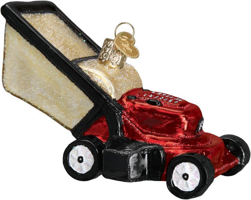 Old World Christmas Contractor Tools Glass Blown Ornaments for Christmas Tree Lawn Mower, 2.750, Model:32321...