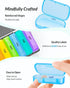 ZIKEE 7 Packs Extra Large Pill Organizer, Portable Pill Box 7 Day for Pocket, Purse, Weekly Pill Case with Dual-Protection Design, Pill Container ...