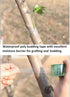 1.2inch Grafting Tape for Floral Fruit Trees Stretchable Garden Grafting Tape Plants Repair Tapes Poly Budding Tape Seedling Graft (White+Green)...