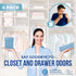 Closet and Drawer Deodorizer Bags (4 Pack) - Naturally Absorbs and Eliminates Closet Odors- 2 XL Closet Deodorizers and 2 Drawer Deodorizers - Uns...