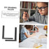 Measure Angles 2pcs Square Carpenter Tools Angle Measuring Rulers DIY Sewing Supplies Carpenters Ruler Rulers L-Shape Drawing Rulers L-Shaped Squa...