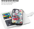 LUMARKE Designed for iPhone 11 Wallet Case - Detachable Flip Folio Cover -RFID Blocking 4 Card Slots Holder -Premium PU Leather Magnetic Kickstand...