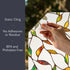 Artscape Cascade Sidelight | Window Privacy Film Stained Glass Pattern | Non-Adhesive & UV Protection | Easy to Apply & Removable | 12 x 83 inches...