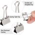 Mr. Pen- Binder Clips, Small Binder Clips, 50Pack, 0.75 in, Silver, Small Clips, Paper Binder Clips, Binder Clips Small Size, Small Paper Clips, O...