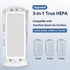 2 Pack Upgraded 3-in-1 True HEPA Filter Compatible with Hamilton Beach 04383 Purifier 04384 04386A 04385 H13 True HEPA and Activated Carbon, Repla...