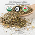 Organic Way Wormwood Herb Cut & Sifted (Artemisia absinthium) - Herbal Tea | European Wild-Harvest | Kosher & USDA Certified | Vegan, Non-GMO & Gl...