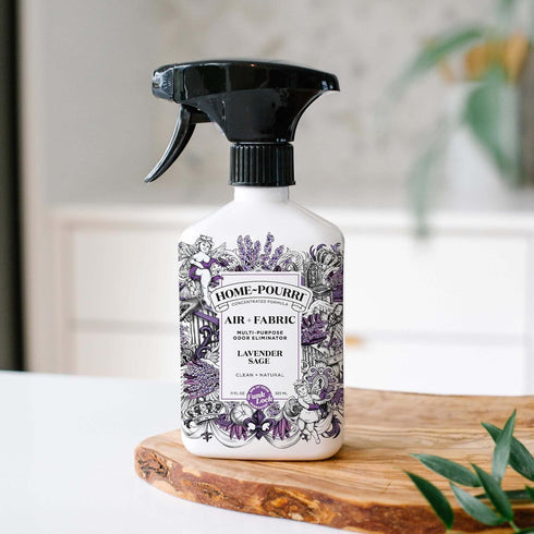 Home-Pourri Air + Fabric Multi-Purpose Odor Freshener Spray, Lavender Sage, 11 Fl Oz - Lavender and Sage...