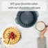 Silicone Charlotte Cake Pan, Non-Stick 8-Inch Food Grade Silicone Cake Mold for Baking Cheese Cake, Chocolate Cake, Rainbow Cakes, and More...