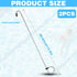 2Pcs Pool Skimmer Hook, Stainless Steel Skimmer Basket Handle Extended Knee Protection Pool Skimmer Basket Hook Tool for Cleaning Swimming Pool De...