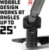 Powerbuilt 642402 SAE Wobble Ball Hex Bit Set, 8-Piece, Silver...