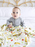 Loulou Lollipop Soft Baby Swaddle Blanket Muslin Wrap Receiving Blanket for Newborn to Toddler Girl and Boy, Large 47” by 47” - Taco…...