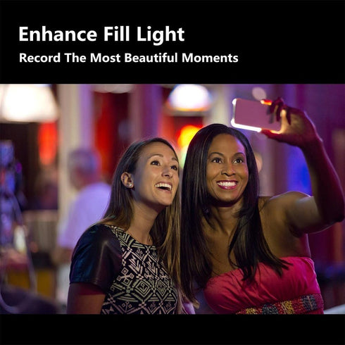 Selfie Illuminate LED Light Up Case for iPhone 13 Pro Max - Rechargeable Back and Front Illuminated (Rose Gold)...