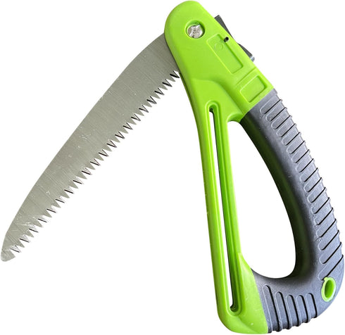 Garden Guru Folding Pruner Saw with Ergonomic Handle & Safety Lock – Non Slip – Rust Resistant Hardened Steel – Professional Grade Sawtooth Blade ...