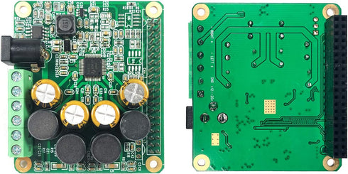 RPI HiFi AMP HAT TAS5713 Amplifier Audio Module 25W Class-D Power Sound Card Expansion Board for Raspberry Pi 5 4 3 B+ Pi Zero Nichicon Capacitor...