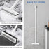 SetSail Floor Scrub Brush with Long Adjustable Handle Heavy-Duty Stiff Bristles Floor Scrubber 2-in-1 Deck Grout Brush for Cleaning Shower Bathroo...