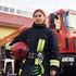 6 Pcs Firefighter Glove Strap Heavy Duty Gear Glove Safety Holder Straps with Green Reflective Trim Firefighting Gear Accessories for Work Glove F...
