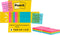 Post-it Colored Transparent Sticky Notes, 3x3 in, 8 Pads/Pack, 36 Sheets/Pad, Sticks Securely and Removes Cleanly...