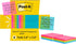 Post-it Colored Transparent Sticky Notes, 3x3 in, 8 Pads/Pack, 36 Sheets/Pad, Sticks Securely and Removes Cleanly...