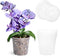 TRUEDAYS 4 Pack Orchid Pots with Holes, 6 Inch Clear Plastic Pots for Plants, Flowers...