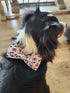 Elegant little tail Independence Day Dog Collar, American Flag Bowtie Dog Collars 4th of July American Pet Gift Adjustable Soft Puppy Collar for M...