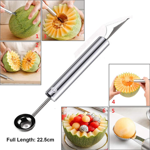 NewlineNY Stainless Steel Kitchen Tools: Fruit Helper 3 Pcs...