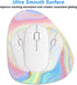 Rimilak Small Mouse Pad 6 x 7 Inch, Irregular Mini Mouse Pad with Non-Slip Rubber Base, Waterproof Compact Mouse Mat for Laptop Computer Wireless ...