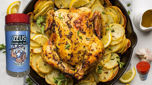 Zeus: Father of Spice, Primos Grecos All Purpose Greek Seasoning and BBQ Rub...