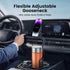 Cup Holder Phone Mount for Car, Universal 360° Adjustable Gooseneck Cell Phone Cup Holder Expander for Medium-Sized Vehicles Truck Compatible with...