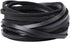 GORGECRAFT 5m*4mm*2mm Black Leather Strips Flat Leather Cord Cowhide String Braiding Leather Thread Rope for DIY Crafts Necklace Bracelets Anklet ...