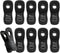 Rae Dunn 10 Pc Bag Clips with Magnet- Food Clips, Chip Clips, Bag Clips for Food Storage with Air Tight Seal Grip for Bread Bags, Snack Bags and F...