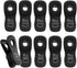 Rae Dunn 10 Pc Bag Clips with Magnet- Food Clips, Chip Clips, Bag Clips for Food Storage with Air Tight Seal Grip for Bread Bags, Snack Bags and F...