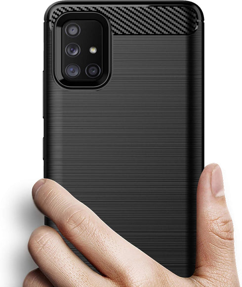 Osophter Cellular Phone Case-Samsung Galaxy A71 5G UW, Protective Mobile Phone Cover for Samsung, Shock Absorbing TPU, Scratch Resistant, 4 Textur...