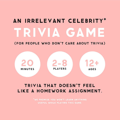Brass Monkey Irrelevant Celebrity Trivia...