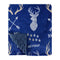 GFU Baby Blanket for Boys and Girls, Soft Minky Infant Receiving Blanket with Dotted Backing Double Layer, Newborn Toddler Bed Blanket with Antler...