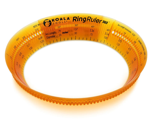 Koala Tools | Ring Ruler Combo Pack - Circle Stencil & Templates Tools | 1"- 3.5" & 3" - 6" Adjustable Diameter - Geometric Tool for Drawing Circl...