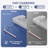 Stylus Pen for iPad 2018-2024, 2X Fast Charge iPad Pencil 2nd Generation Compatible with Apple iPad Pro 11"/12.9"/M4, iPad Mini 5/6, iPad Air (M2/...