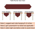 Simhomsen Burgundy Lace Table Runner 16 × 108 Inch Long...