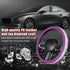 Bling Car Steering Wheel Cover, Sparkling Crystal Rhinestone Auto Wheel Protector, Anti Slip Cover Fit 15 Inch Steering Wheel for Women Girls, Uni...