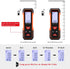 Laser Measure,196Ft Laser Measurement Tool Ft/in/M Unit Switch with LCD Backlit Laser Tape Measure,Digital Laser Measuring Tape Includes Pythagore...