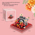 Drums Flower Mini Building Blcoks Set, DIY Creative Activity Micro Block Musical Instruments with Dust Cover, Percussion Plant Model Kits for Adul...