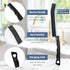 Crevice Cleaning Brush, 2024 New Multifunctional Gap Cleaning Brush Tool, Bathroom Gap Brush, Grout Cleaner Brush Hard Bristle Crevice Cleaning Br...