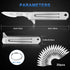 Folding Scalpel Knife, Keychain Pocket Knife for Men EDC Pocket Utility Knife with 20pcs #23 Replaceable Blades...