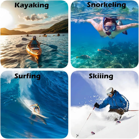 Waterproof Phone Case, Waterproof Phone Pouch for iPhone, Waterproof Cell Phone Dry Bag for Cruise Vacation Essentials, Large Waterproof Phone Hol...