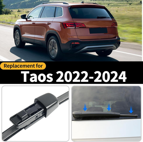 Replacement for Volkswagen Taos 2022 2023 2024 Rear Windshield Wiper Blade and Arm Assembly...
