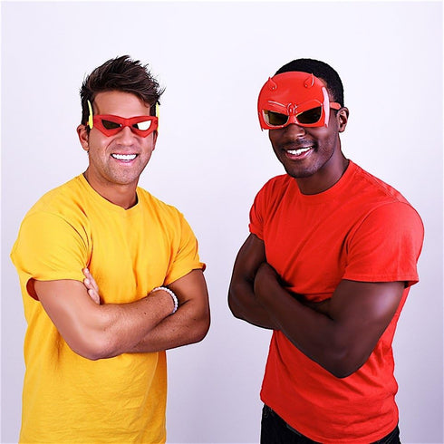 Sun-Staches DC Comics Offiical Flash Sunglasses | Costume and Cosplay Accessory | UV400 | One Size Fits Most...