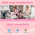 SOON GO Pink Mouse,Computer Mouse,with 1.5m Pink USB Cable - Compatible with Windows, Linux, Mac, Laptop, PC & Desktop - Ideal for Office, Home, B...